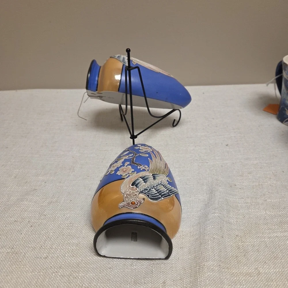 Vintage Japanese Lusterware Wall‎ Pockets